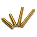 Brass full thread Stud Bolt with nuts and Flat washers metric size M3-M30 DIN975 DIN976  M6*100mm